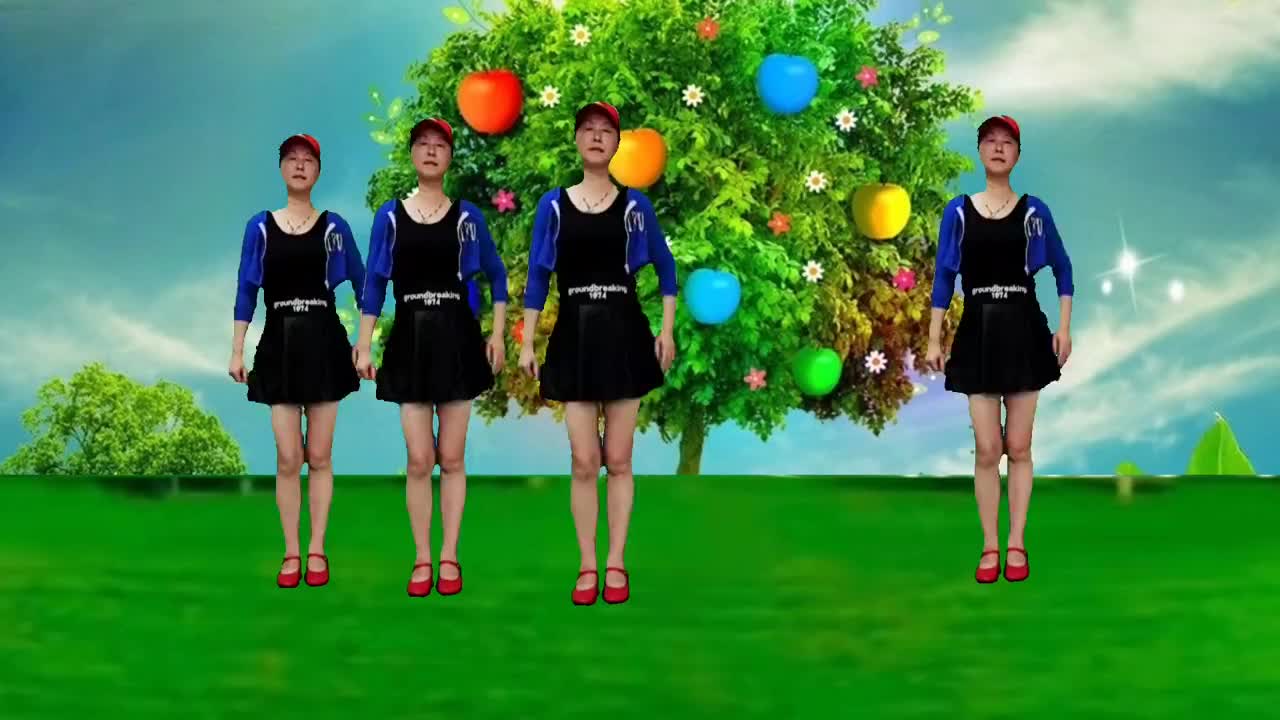 广场舞版《小苹果》你是我的小苹果广场舞儿童版视频吧牛魔